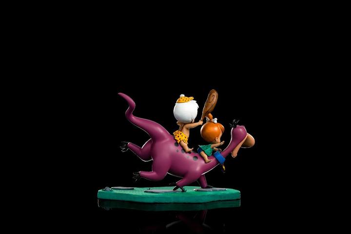 Actual product image Iron Studios LES PIERRAFEU - Dino, Pépite et Bam-Bam - Statuette ArtScale 1/10 13cm