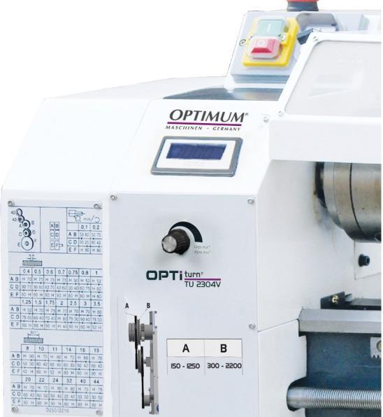 Actual product image Optimum Stürmer - Lathe OPTIturn TU 2304V