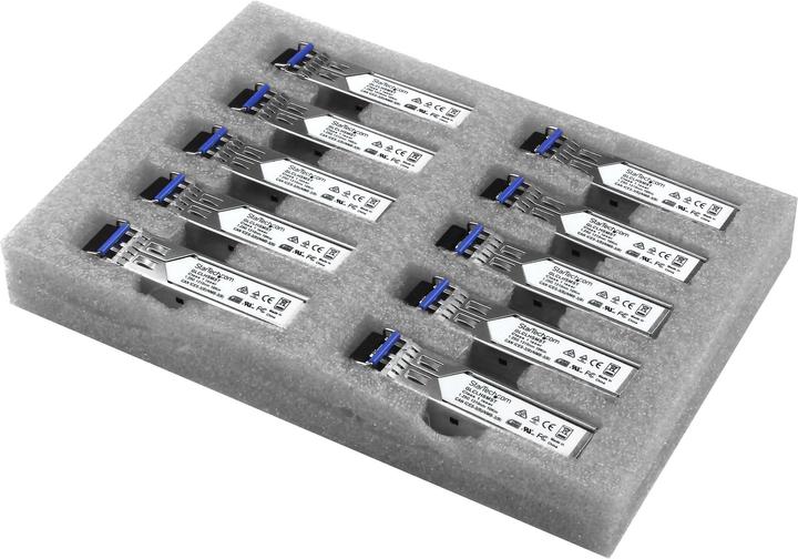 Image du produit StarTech Module émetteur-récepteur Gigabit SFP - compatible Cisco GLC-LH-SM - SM/MM LC - 550m - Mini GBIC