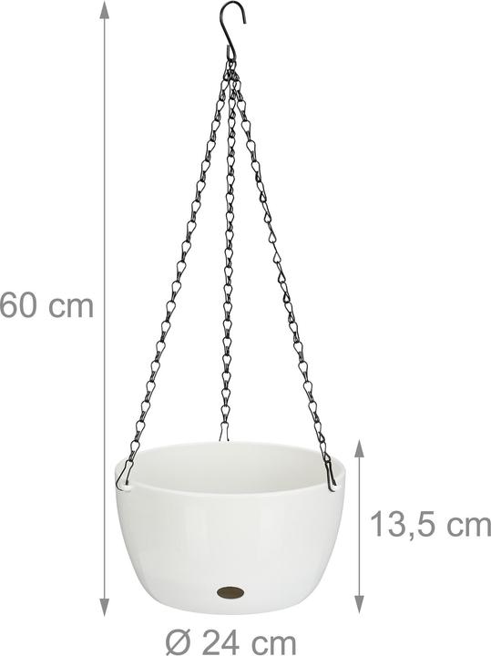 Image du produit Relaxdays 2x pots de fleurs (24 cm)