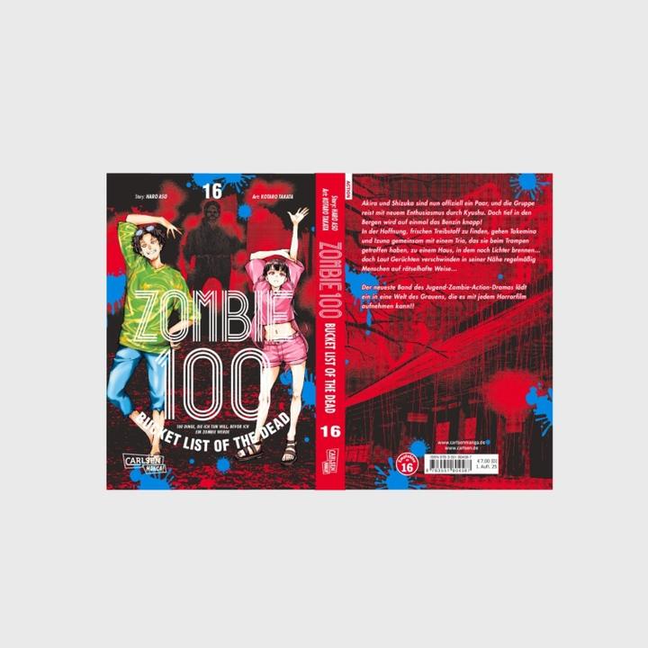 Productafbeelding Zombie 100 – Bucket List of the Dead 16 (Duits, Haro Aso, 2025)