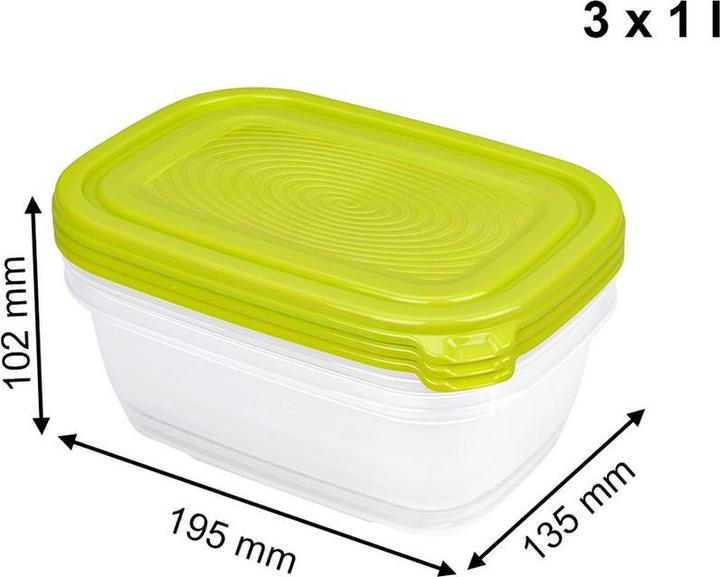 Image du produit Rotho FOOD BOX SUNSHINE SET 1.0 3PCS (1 l)