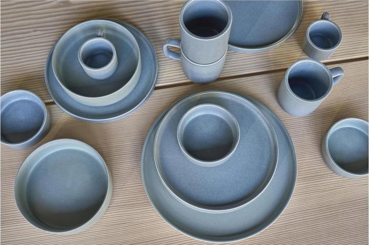 Image du produit Villa Collection Assiette plate Fjord Ø 20.5 cm, 2 pièces, Bleu (2 x, 20.50 cm)