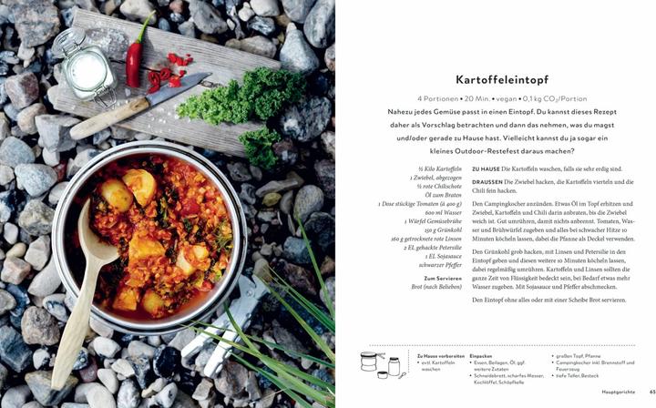 Produktbild Nachhaltig Kochen für draussen und unterwegs (Deutsch, Hanna Olvenmark, 2024)