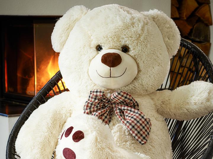 Actual product image Monzana Teddy bear 100cm + heart cushion 32 cm (100 cm)
