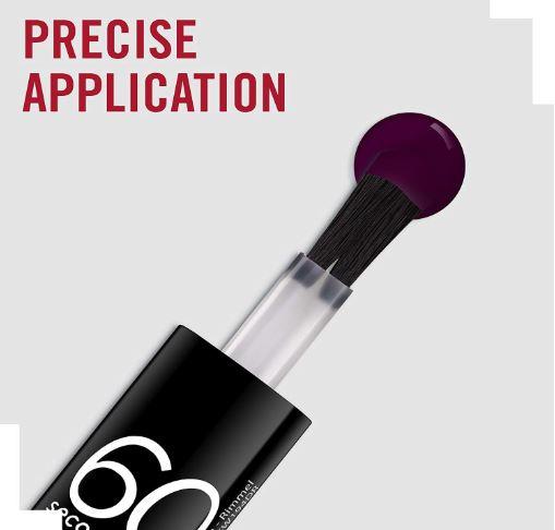 Image du produit Rimmel London 60 Seconds Super Shine (345 Cerises noires, Vernis couleur)