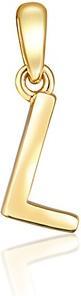 Produktbild JVD Minimalist gold-plated letter "L" pendant SVLP0948XH2GO0L