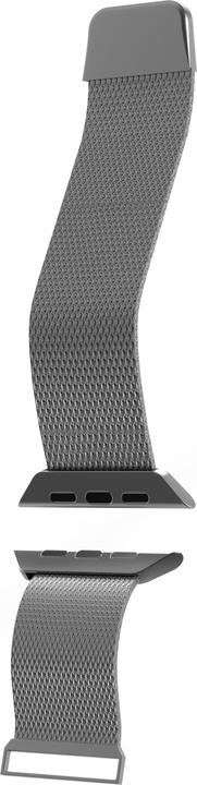 Actual product image Puro Milanese Mesh Strap For Apple Watch 42-44-45-49mm (42 mm, 44 mm, 45 mm, 49 mm, Stainless steel, Apple Watch Series 1, Apple Watch Series 2, Apple Watch Series 3, Apple Watch Series 4, Apple Watch Series 5, Apple Watch Ultra, Apple Watch Ultra 2, Apple Watch Series 6, Apple Watch Series 7, Apple Watch Series 8, Apple Watch Series 9, Apple Watch SE)