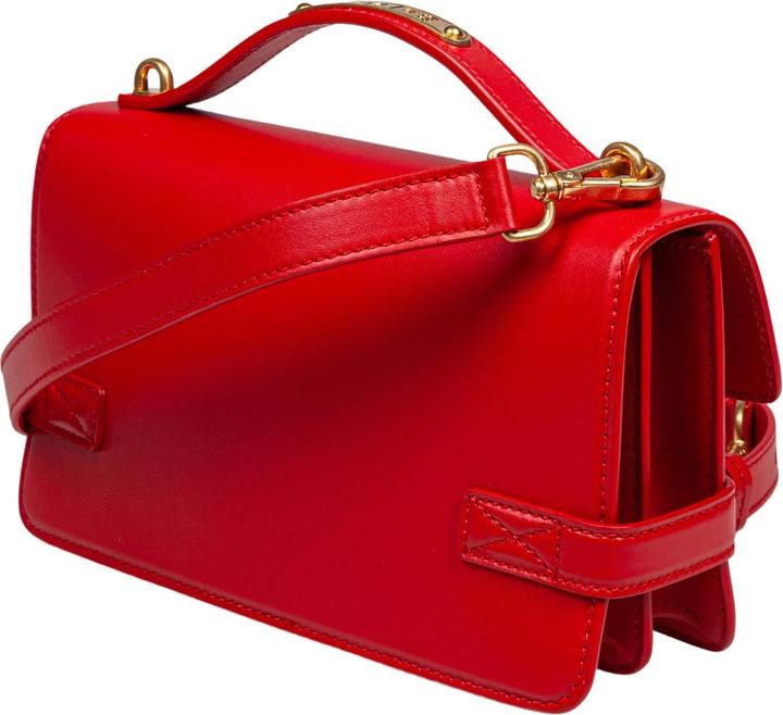 Produktbild Balmain b-buzz red leather handbag