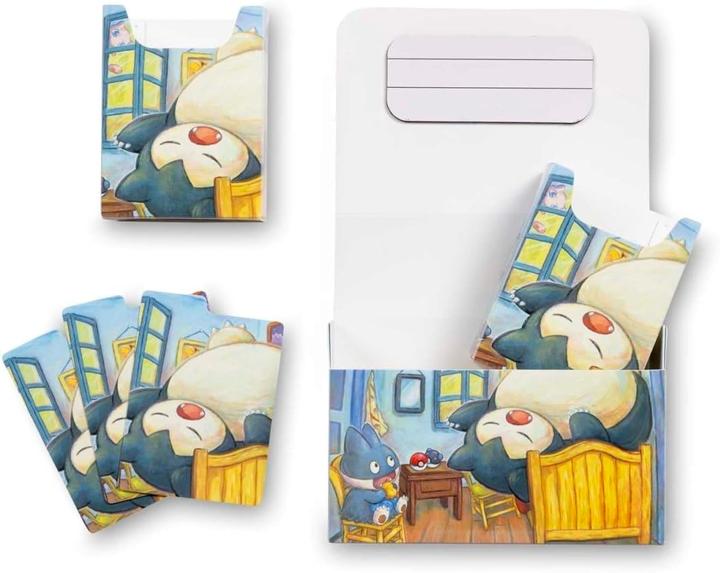 Actual product image Pokémon Center × Van Gogh Museum: Munchlax & Snorlax Inspired by The Bedroom Double Deck Box