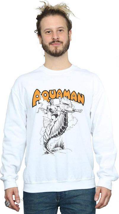 Immagine prodotto Aquaman Mono Action Pose Felpa Uomo (L)