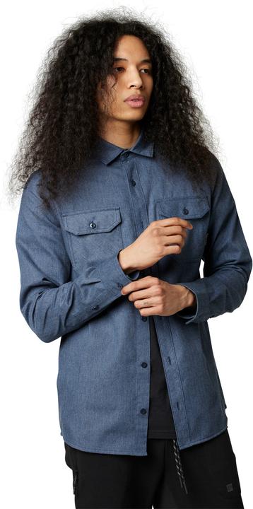 Actual product image Fox Woven 22 Assembly Line Flannel Htr N (S)