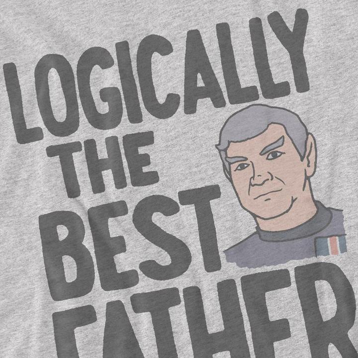 Image du produit - T-shirt LOGICALLY THE BEST FATHER - Homme (S)