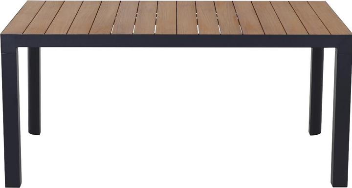 Produktbild Siena Garden Silva Dining Tisch 160x90cm matt anthrazit / Teak FSC (160 cm)