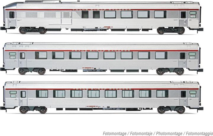 Actual product image Arnold SNCF Set of 3 TEE Cisalpin Milan - Paris 2/2 A4Dt (Track N)