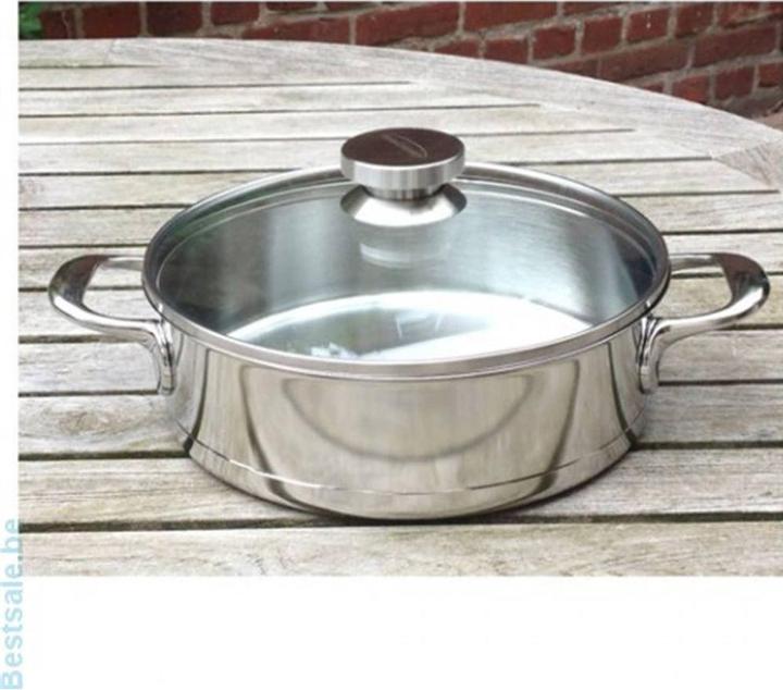Produktbild Demeyere Glasdeckel mit Edelstahlring 18cm (18 cm, Glas, Metall)