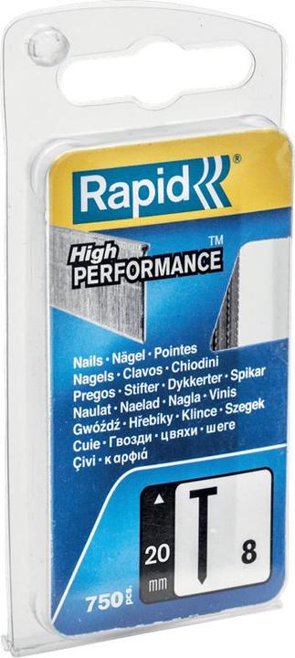 Actual product image Rapid Type 8 nails 20 mm