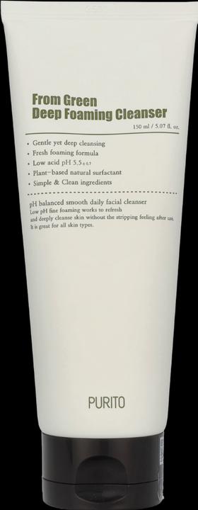 Produktbild Purito SEOUL - From Green Deep Foaming Cleanser (Schaum, 150 ml)