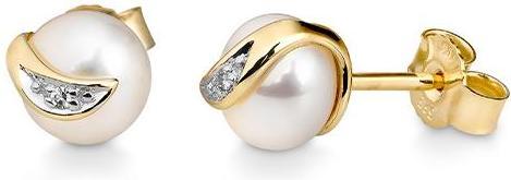 Produktbild Breuning OHRSCHMUCK - C.ZP/Diam. 0,015 Ct. H/si (750/18 K Gold)