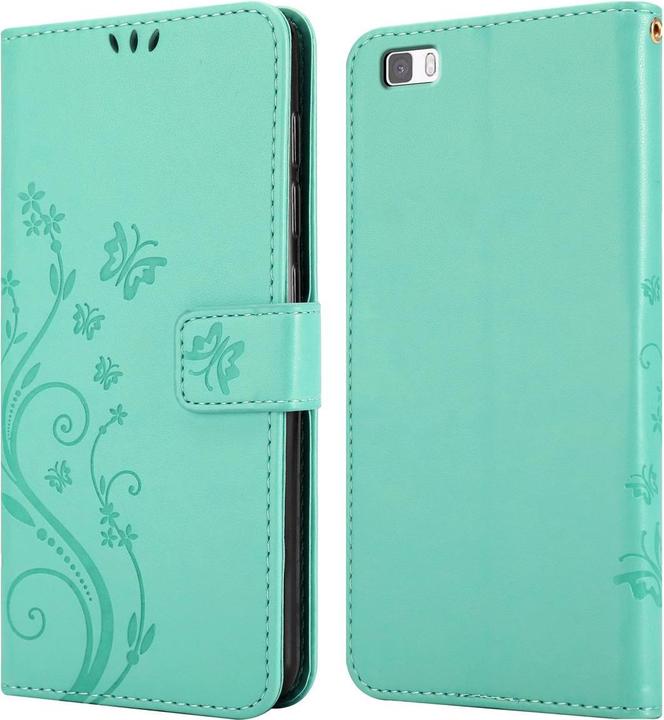 Productafbeelding Cadorabo Bloemen Boekomslag (Huawei P8 Lite)