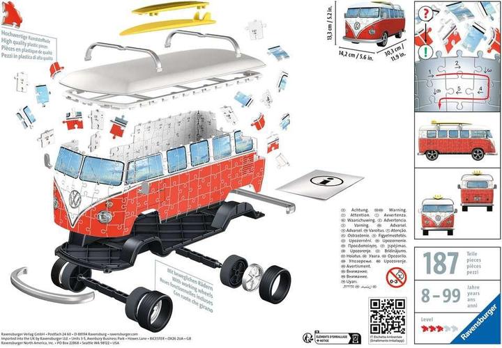 Immagine prodotto Ravensburger Volkswagen T1 Surfer Edition (162 pezzi)
