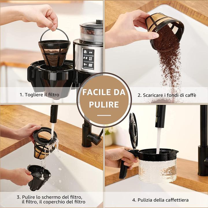 Produktbild AiHom Kaffeemaschine mit Mahlwerk