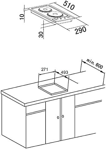Immagine prodotto Respekta Piano cottura Domino in vetroceramica