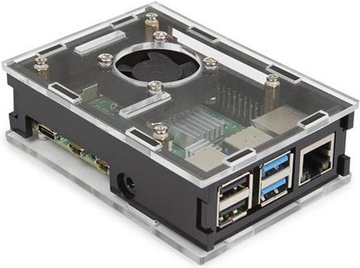 Produktbild Whadda Gehäuse Transparent Case Für Raspberry PI 4
