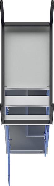 Actual product image Z wardrobe with bench (40 cm, 214 cm)