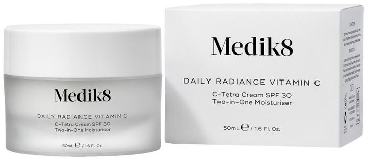 Image du produit Medik8 Crème Éclat quotidienne Vitamine C C-Tetra SPF 30 Hydratant deux-en-un 50ml (Lait pour le corps, 50 ml)