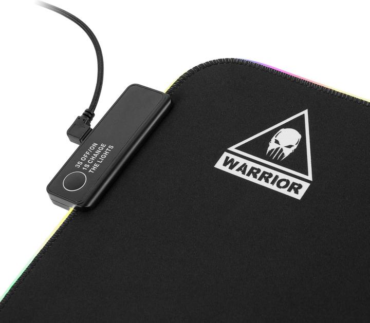 Actual product image Krüger&Matz Warrior LED mouse and keyboard pad