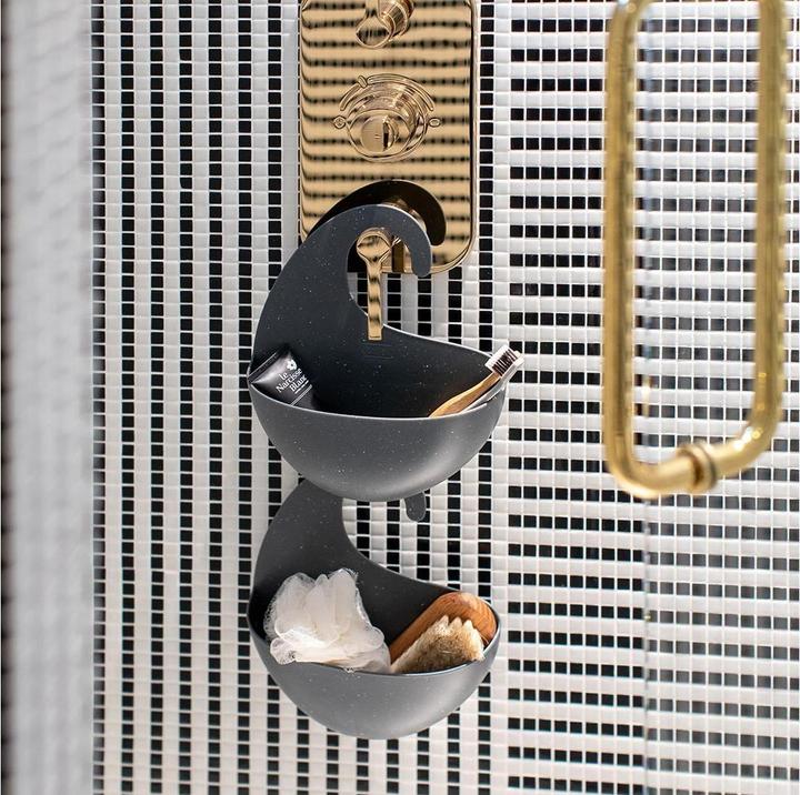 Actual product image Koziol Surf bath silo XL to hang up (6.5 x 21.5 x 25 cm)