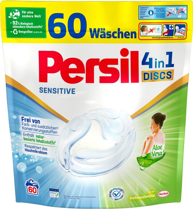 Persil Sensitive (60 Waschgänge, Discs)