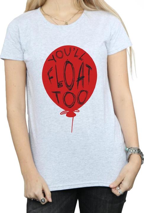 Actual product image Universal Textiles Womens/Ladies Pennywise You'll Float Too Cotton T-Shirt (M)