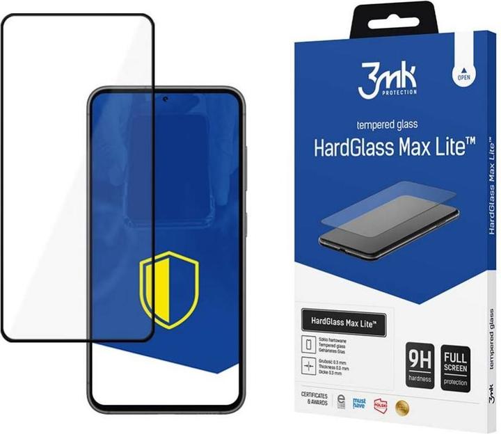 Produktbild 3MK Hardglass Max Lite Bildschirmschutz (1 Stück, Samsung Galaxy S23)