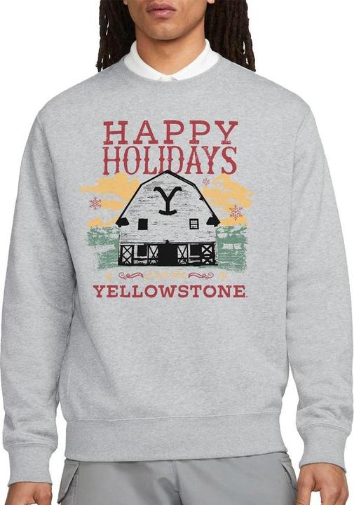 Immagine prodotto Yellowstone Happy Holidays Felpa Natale Adulto Unisex (L)