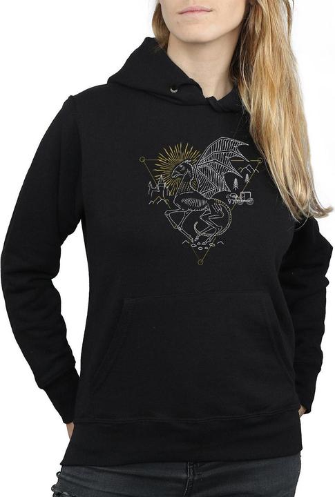 Actual product image Womens/Ladies Thestral Line Art Hoodie (S)