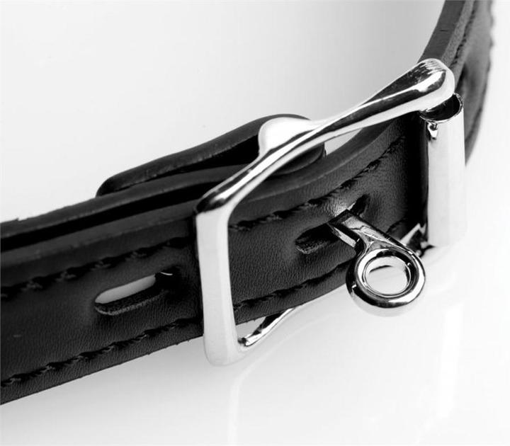 Image du produit XR Brands Metalen Mondspreider Met Kunstleren Band