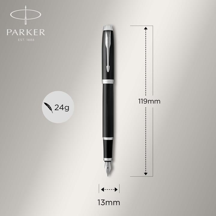 Produktbild Parker Füllfederhalter DuoSet IM C.C. Schwarz (Silber, Black, 2 x)