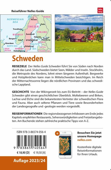 Image du produit Nelles Guide Reiseführer Schweden (Allemand, Maison d'édition de Nelles, 2024)