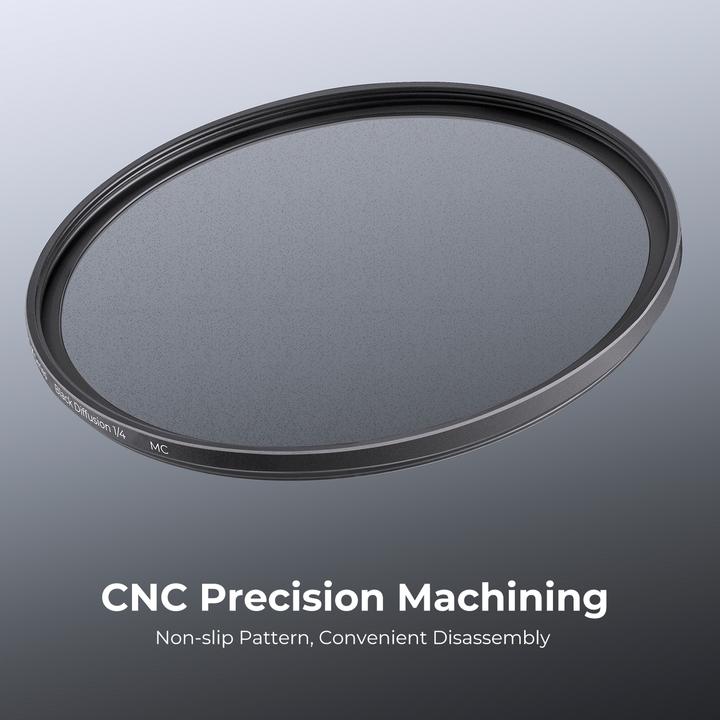 Actual product image K&F Concept 52MM Black Mist Filter 1/4, Ultra-thin 18 layer Green Coatings (C Series) (4 mm, Black Mist Filter)