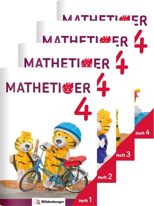 Produktbild Mathetiger 4 - Jahreszeiten-Hefte · Neubearbeitung (Deutsch, Eva Schnitzer, Thomas Laubis, Matthias Heidenreich, 2019)