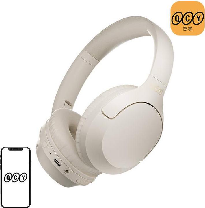 Actual product image QCY Wireless Headphones H2 PRO (white) (ANC, 60 h, Wireless)