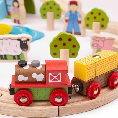 Immagine prodotto Bigjigs Set ferroviario della fattoria