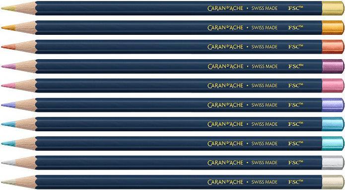 Energie-Label Caran d'Ache Cosmic Blue Farbset Sonderedition (Mehrfarbig, 10 x)
