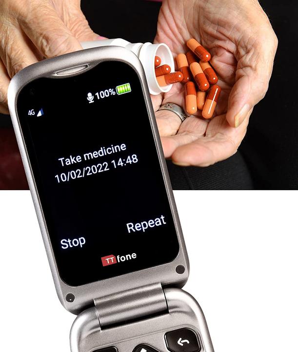 Produktbild TTfone TT970 Whatsapp 4G Touchscreen Senior Big Button Flip Handy (2.80", 8 Mpx, 4G)