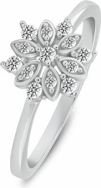 Produktbild Brilio Silver Charming Silver Ring With Zircons Ri141w (52)