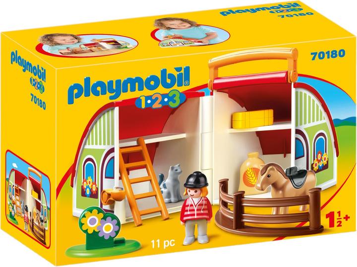 Produktbild Playmobil Mein Mitnehm-Reiterhof (70180, Playmobil 1.2.3)