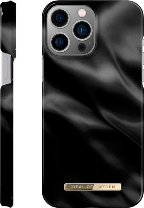 Produktbild iDeal Of Sweden Designer Hard-Cover Black Satin (Apple iPhone 13 Pro Max)