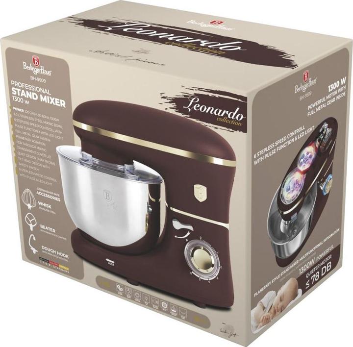 Immagine prodotto BerlingerHaus Robot da cucina bordeaux opaco Collezione Leonardo (1300 W)